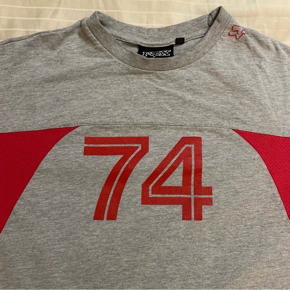 FOX Team 74 racing shirt 🚵‍♀️🏍🏆 size M - Picture 2 of 11